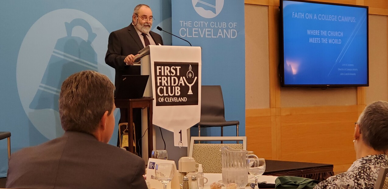 First Friday Club of Cleveland learns about ‘Faith on a College Campus’