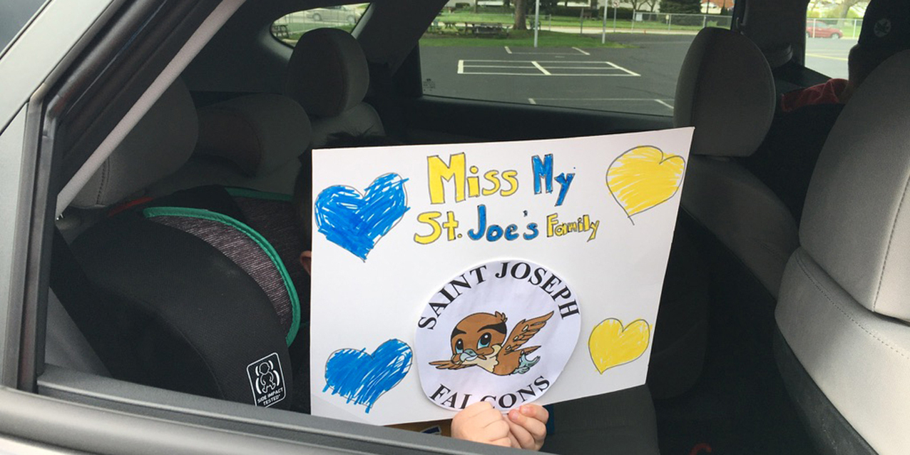 Schools across the diocese collect food, essential items to aid struggling families during health crisis 