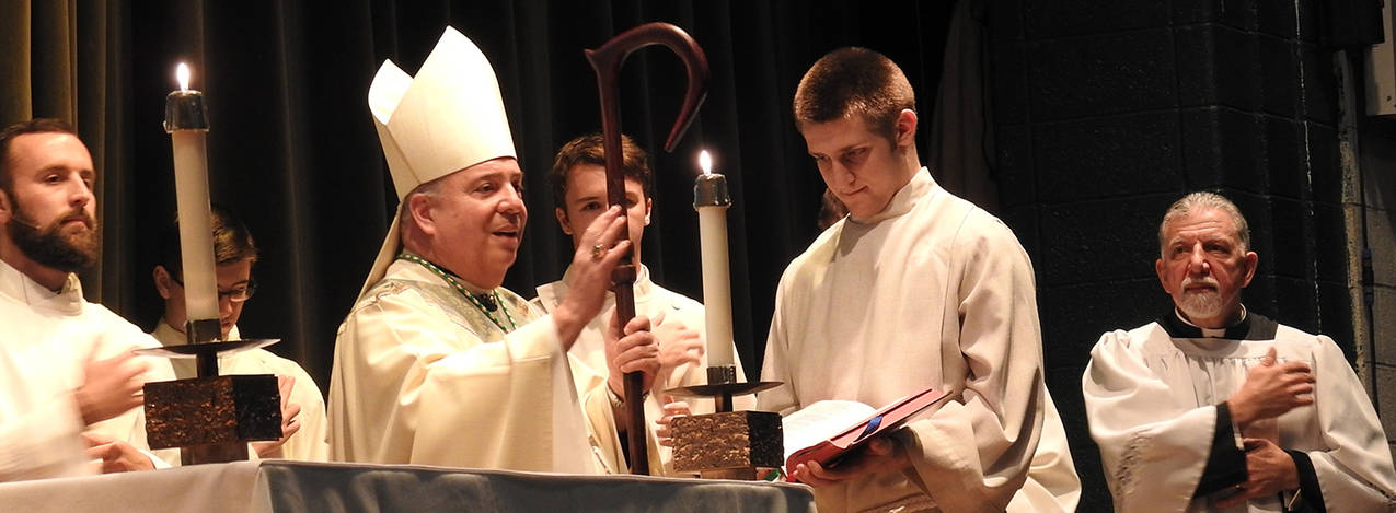 St. Edward High School rolls out welcome mat for Bishop Perez