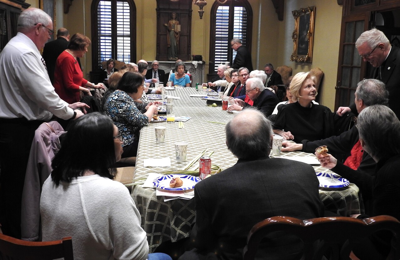 Parents of Priests gather for annual Mass, social with bishops