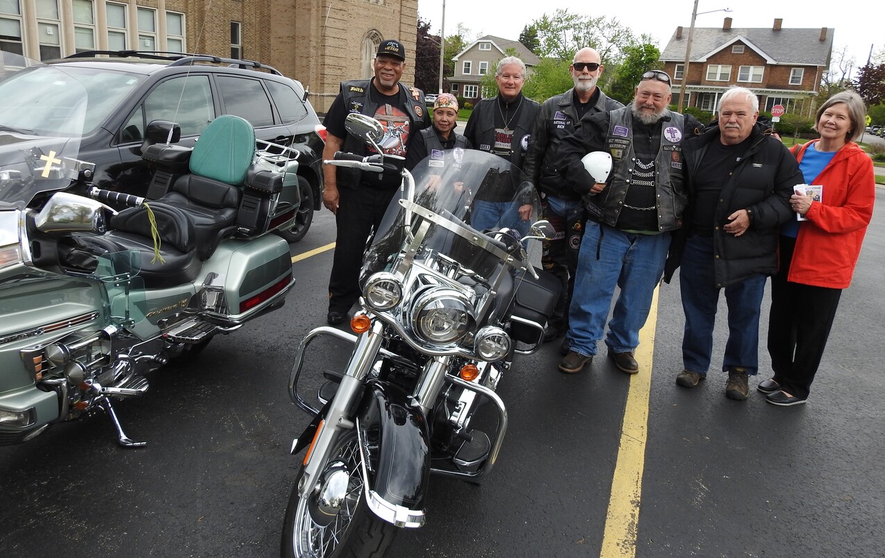 Catholic Cross Bearers Motorcycle Ministry hits the street after blessing of bikes