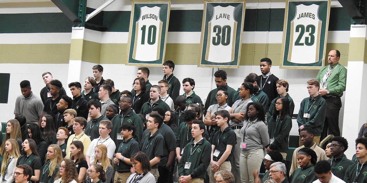 St. Vincent-St. Mary High School welcomes Bishop Perez 