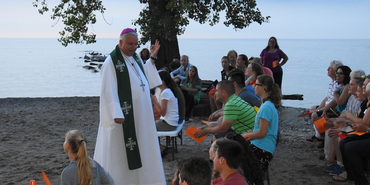 Sultry summer night rally helps teens fan the flame of their faith