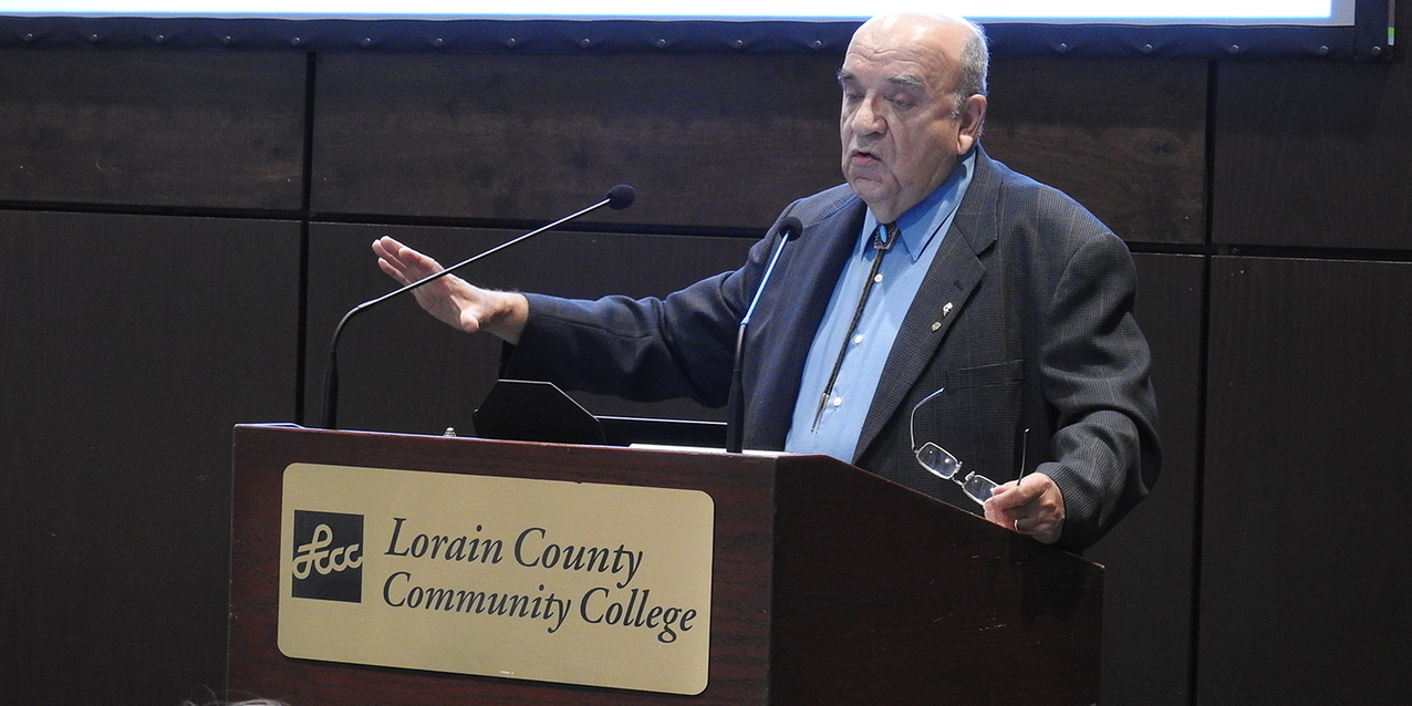 Retired social worker reflects on immigration at Lorain First Friday Forum