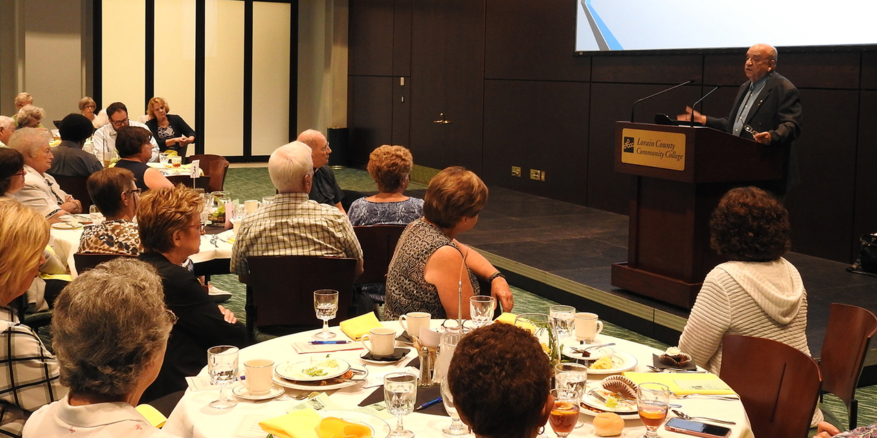 Retired social worker reflects on immigration at Lorain First Friday Forum