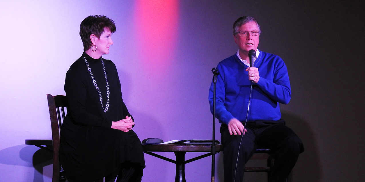 Boomers share their love, remarriage story with Theology on the Rocks audience