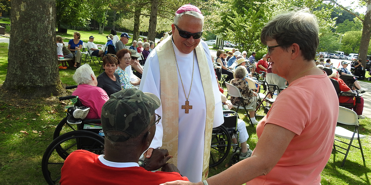St. Augustine Health Ministries residents enjoy camp week, visit from bishop
