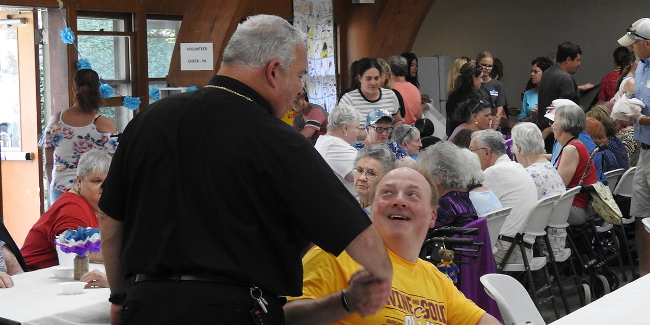 St. Augustine Health Ministries residents enjoy camp week, visit from bishop