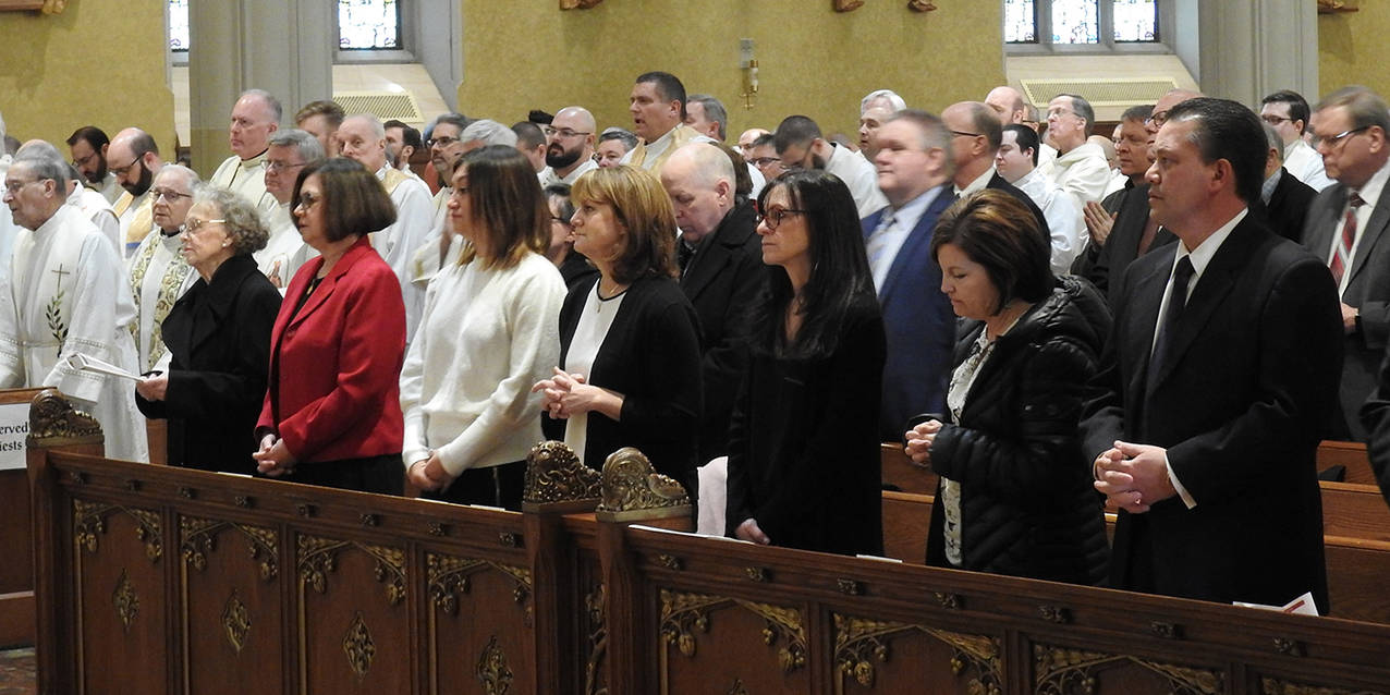 Bishop Pilla celebrates 60 years of priesthood