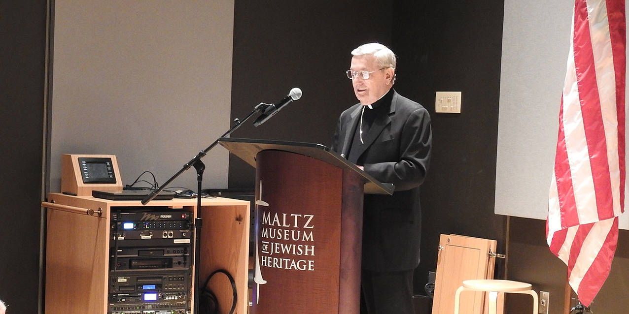 St. John the Evangelist Leadership Guild hears from Bishop Pilla, tours Maltz Museum