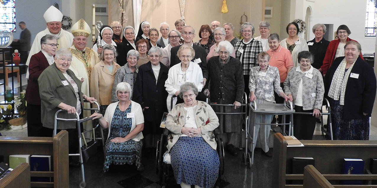 Religious order sisters, brothers, priests celebrate jubilees with Mass, lunch