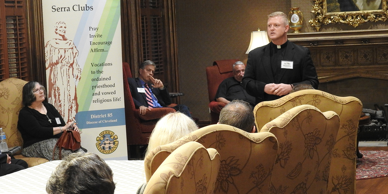 Serra Clubs attend Mass at cathedral, enjoy fellowship