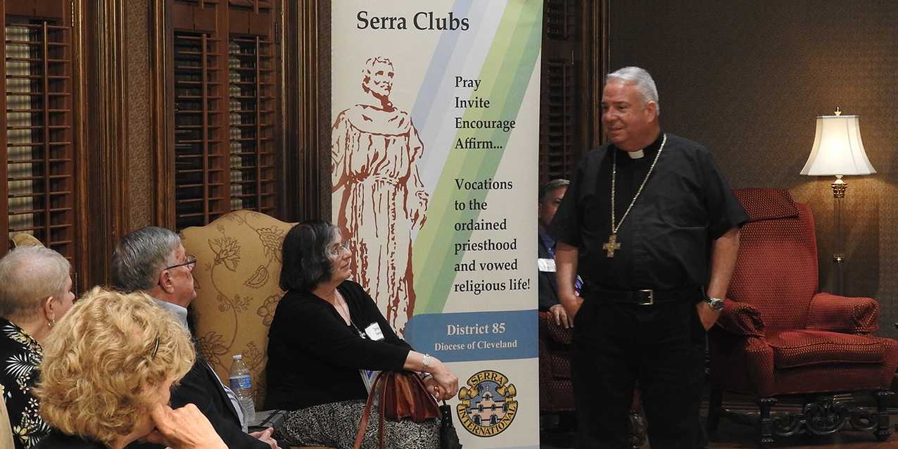 Serra Clubs attend Mass at cathedral, enjoy fellowship