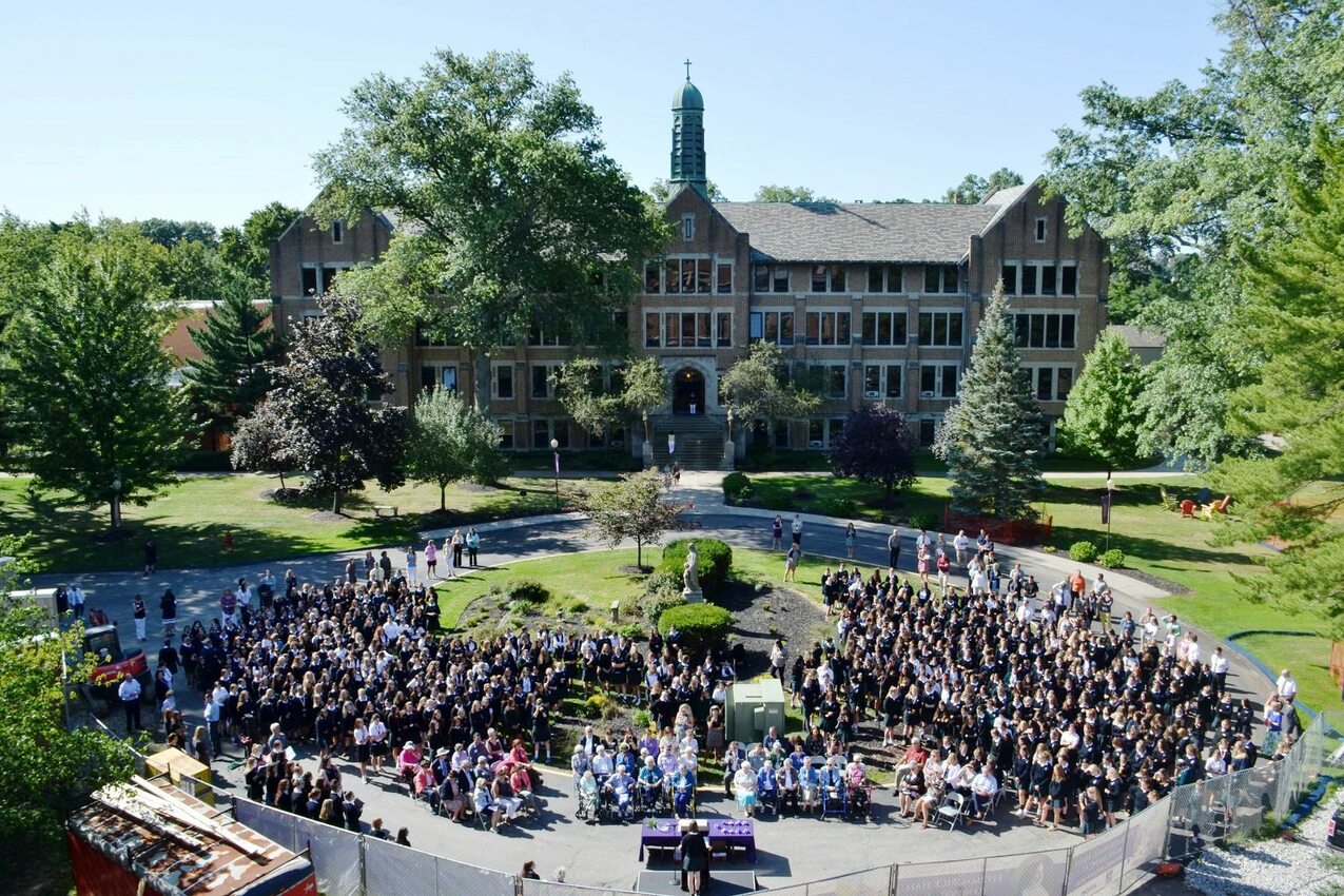 Saint Joseph Academy celebrates beginning of Fitzmaurice Hall renovation