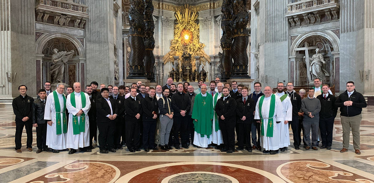 Saint Mary’s seminarians travel to Rome for pilgrimage 