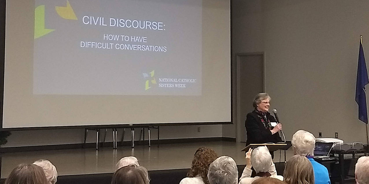 Discussion on civil discourse, difficult conversations highlights National Catholic Sisters Week