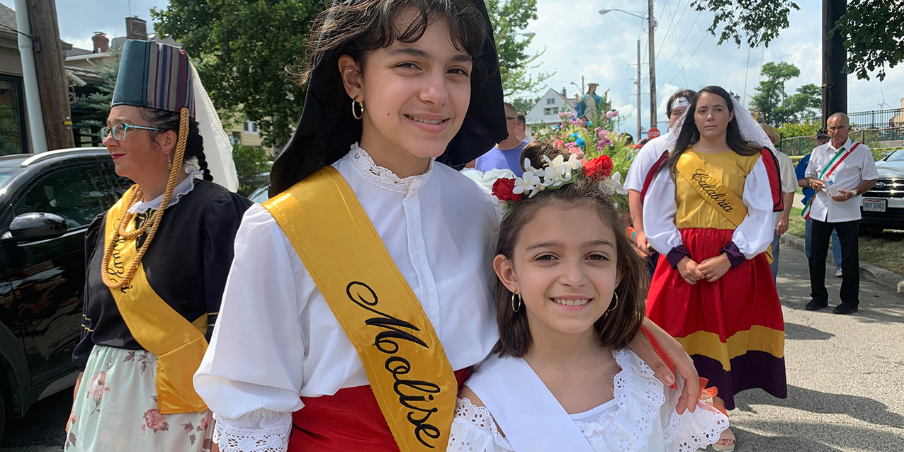 Faithful jam Holy Rosary Church for Mass as the feast of the Assumption celebration begins