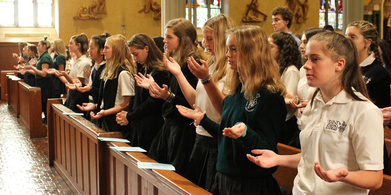 Annual Catholic Schools for Peace and Justice Mass, rally draw 400 students
