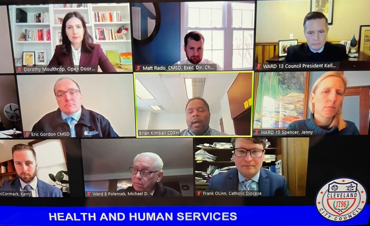 O’Linn joins Cleveland school leaders at council session to discuss vaccinations