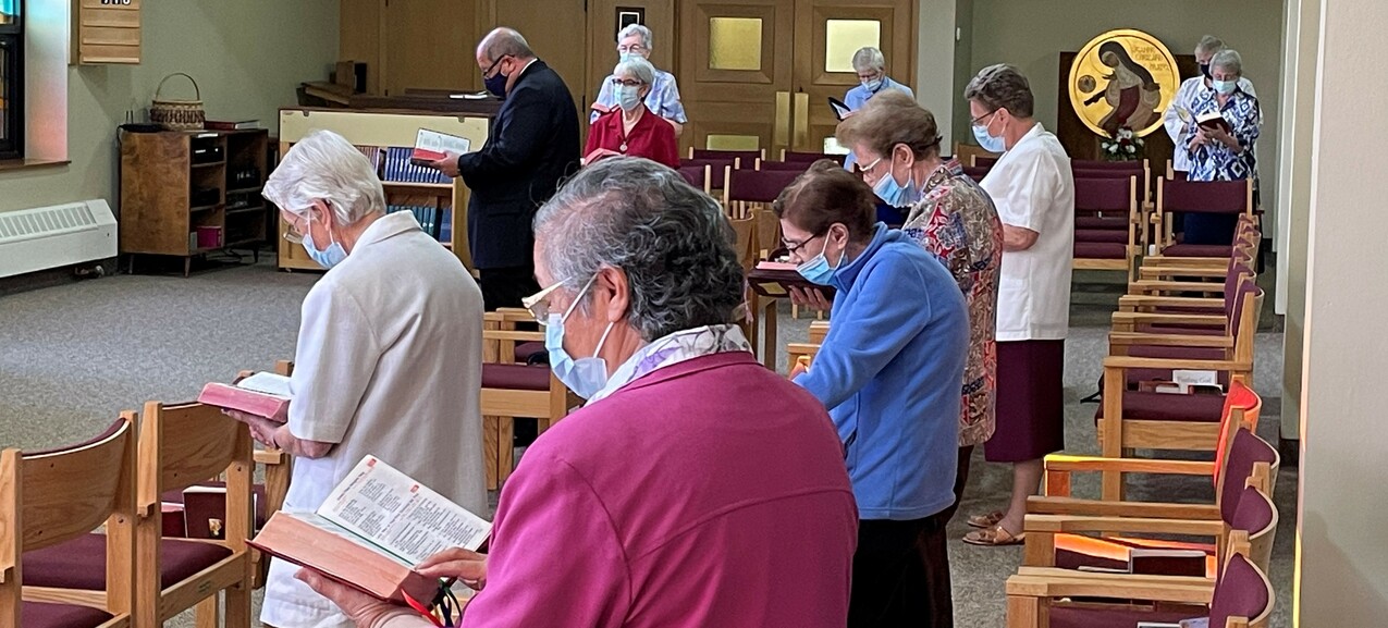Sisters of the Incarnate Word and Blessed Sacrament host Bishop Malesic