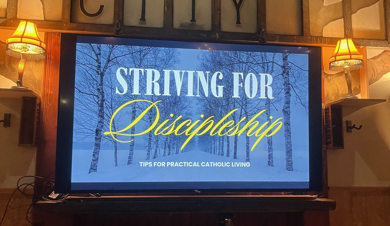 Theology on Tap West audience learns about ‘Striving for Discipleship’