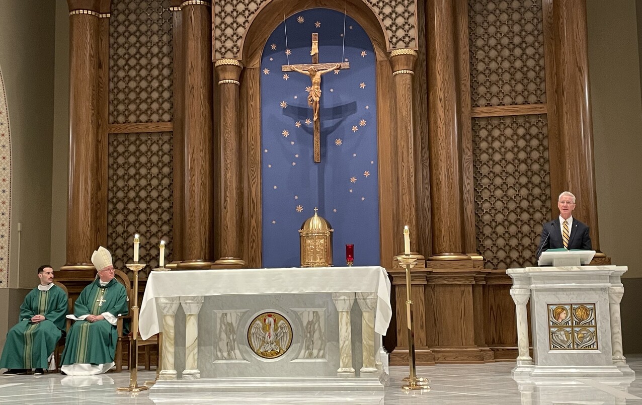 Bishop Woost discusses marriage at annual Legatus gathering