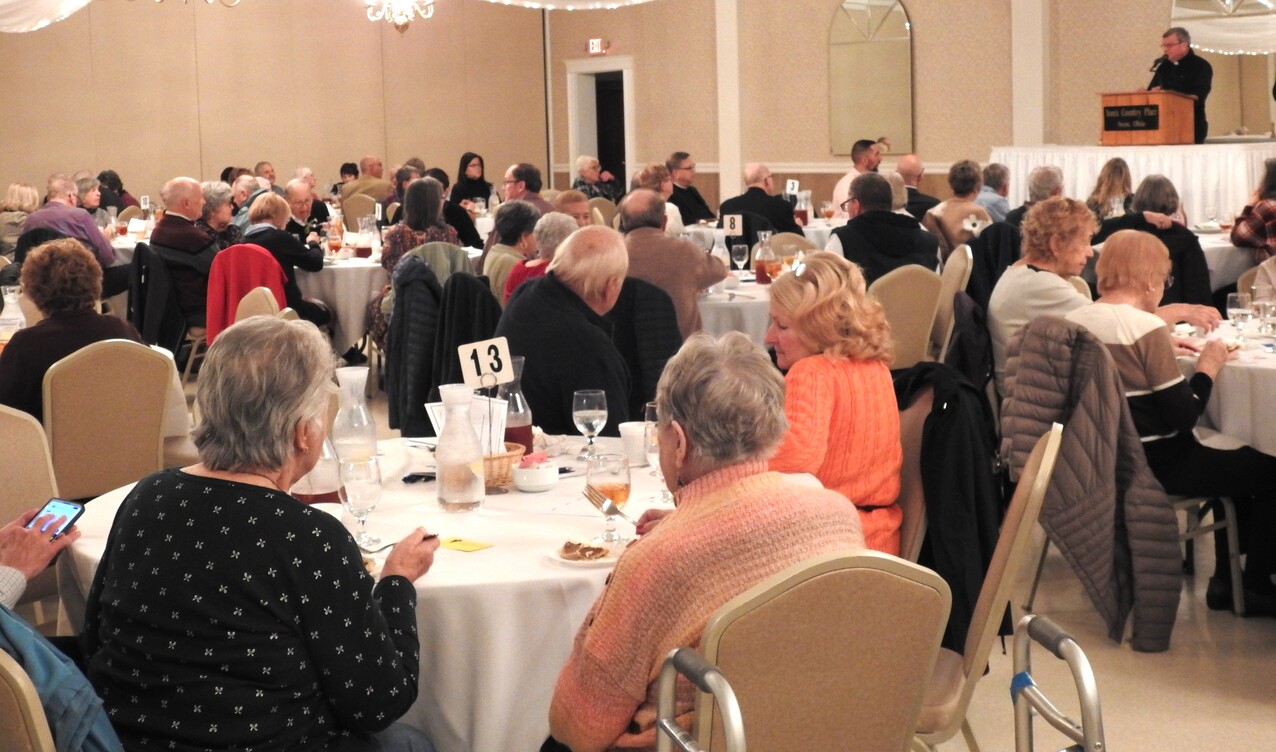 Father Oleksiak gives snapshot of diocese at First Friday Lorain program