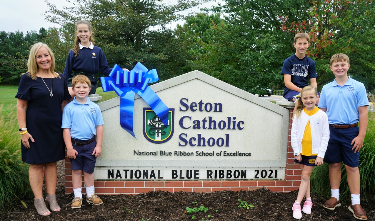 Seton Catholic School named a National Blue Ribbon School