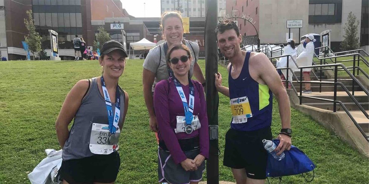 Father Kulway credits St. Barnabas Parish support for Akron Marathon success