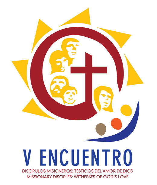 V encuentologo bilingual